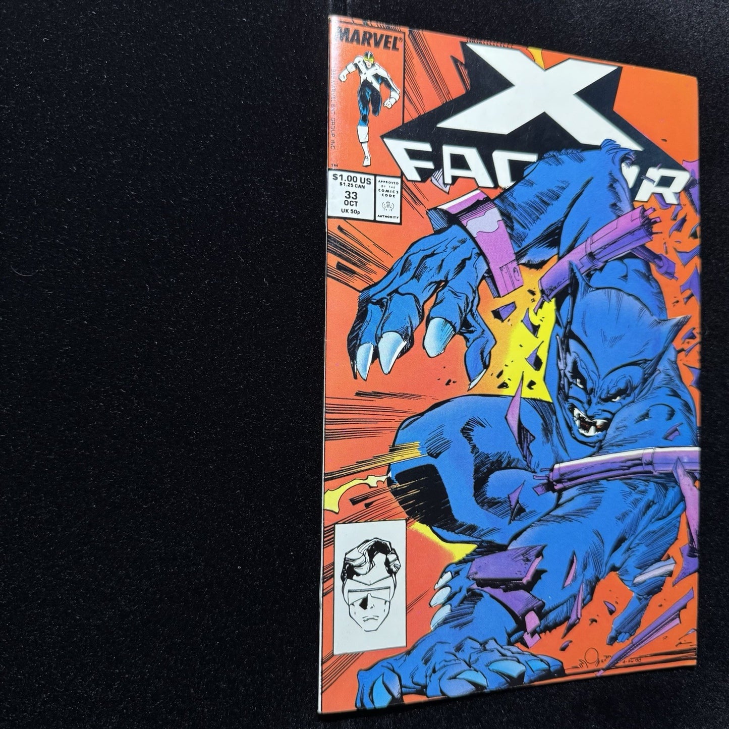 X-Factor 33 - 1st Appearance Of Orphan Maker - Copper Age Marvel Comics 1988