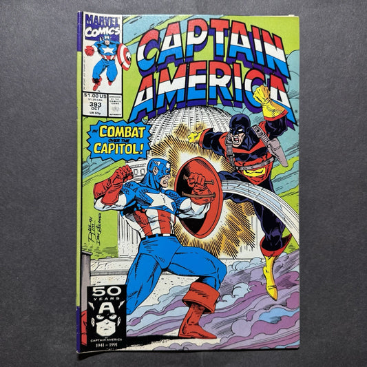 Captain America 393 - Copper Age Marvel Comics 1991
