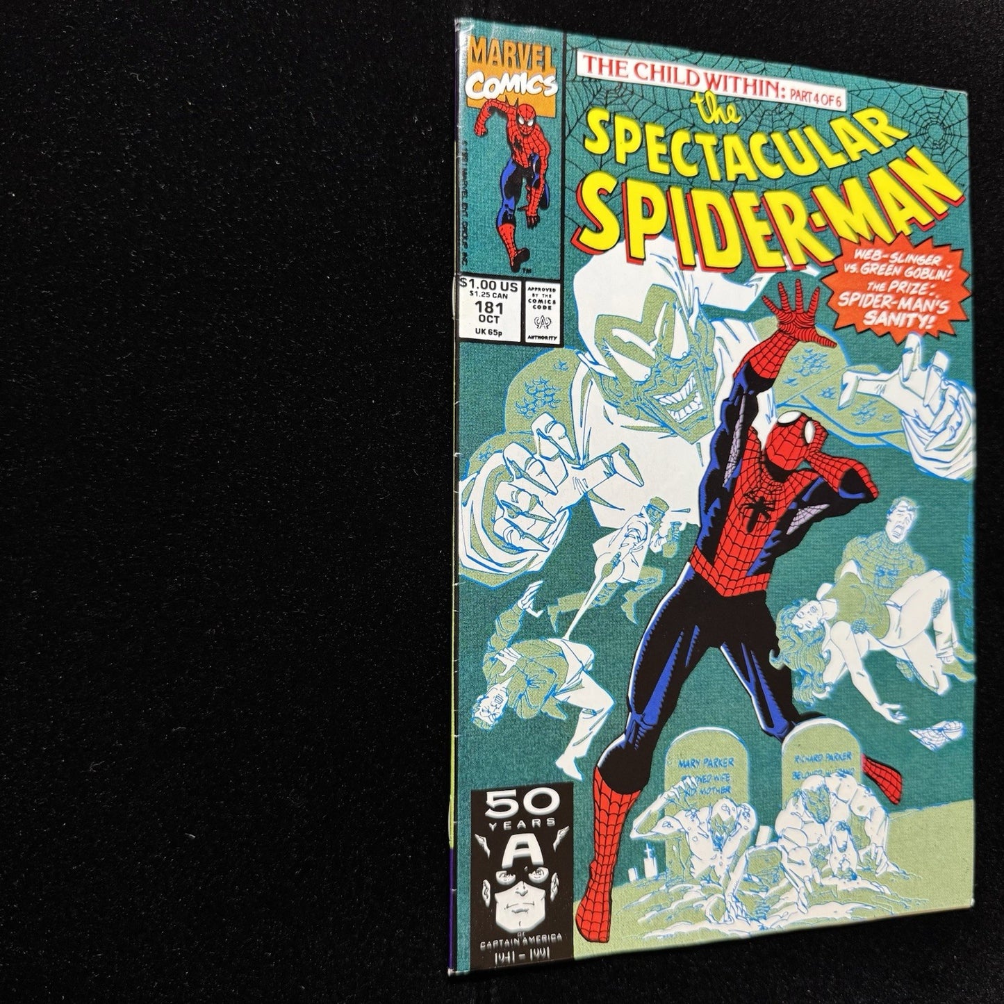 Spectacular Spider-Man 181 - Copper Age Marvel Comics 1991