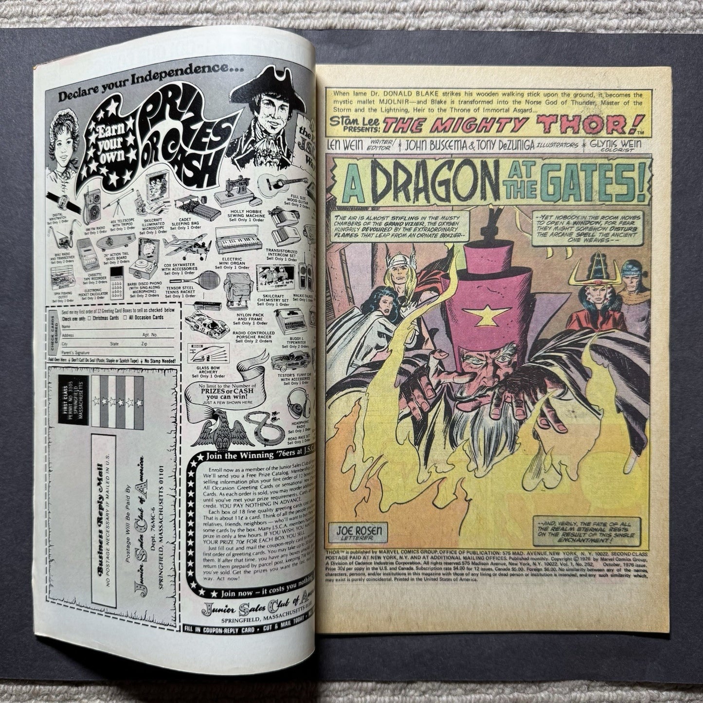 Thor 252 - Bronze Age Marvel Comics 1976
