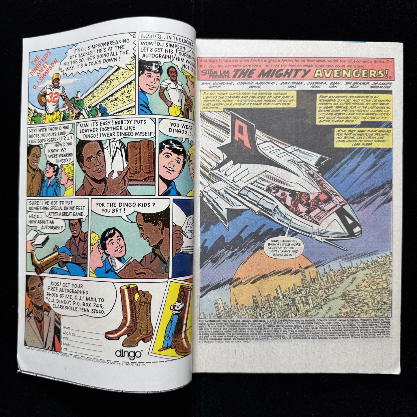 Avengers 203 - Bronze Age Marvel Comics 1981