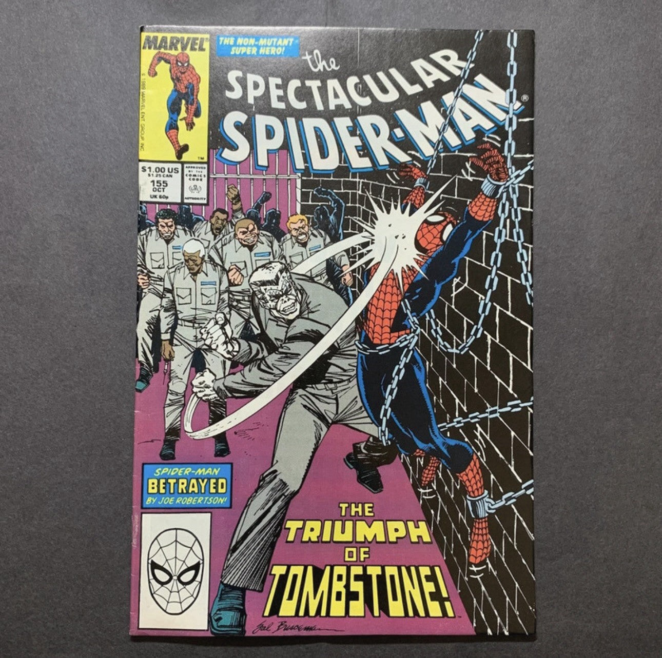 Spectacular Spider-Man 155 - Copper Age Marvel Comics 1989