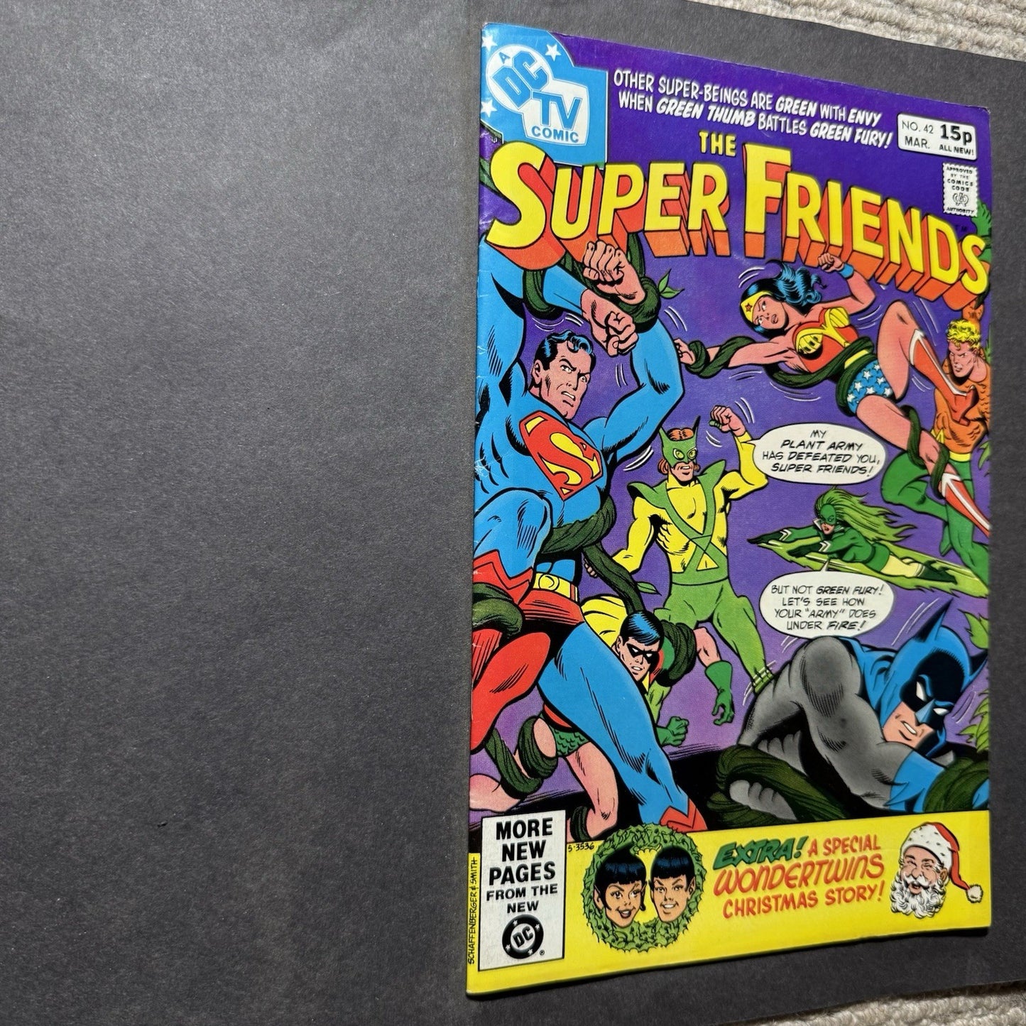 Super Friends 42 - 1st Appearance Of Green Fury - Bronze Age Dc Comics 1981