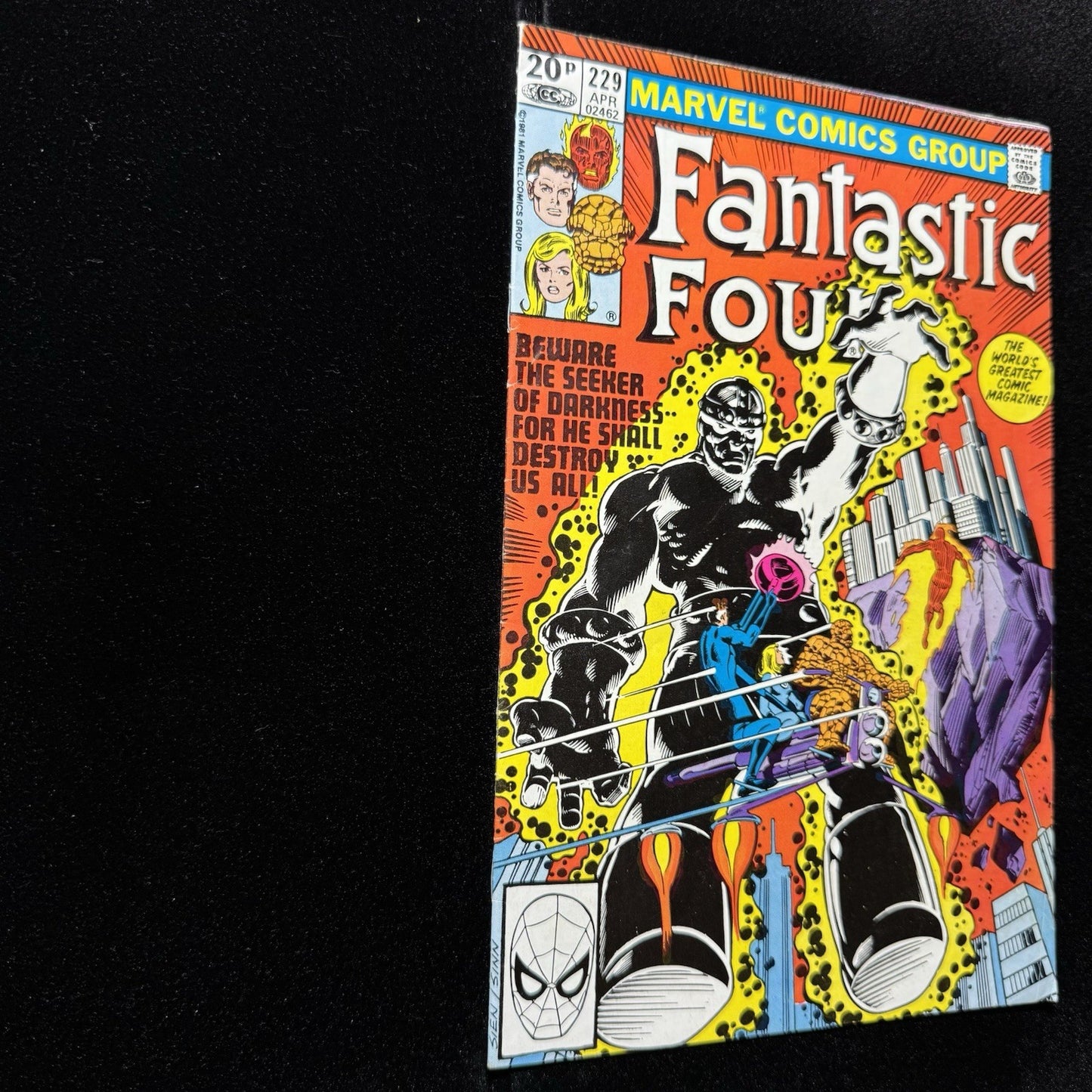 Fantastic Four 229 - 1st App Of Ebon Seeker - Bronze Age Marvel Comics 1981