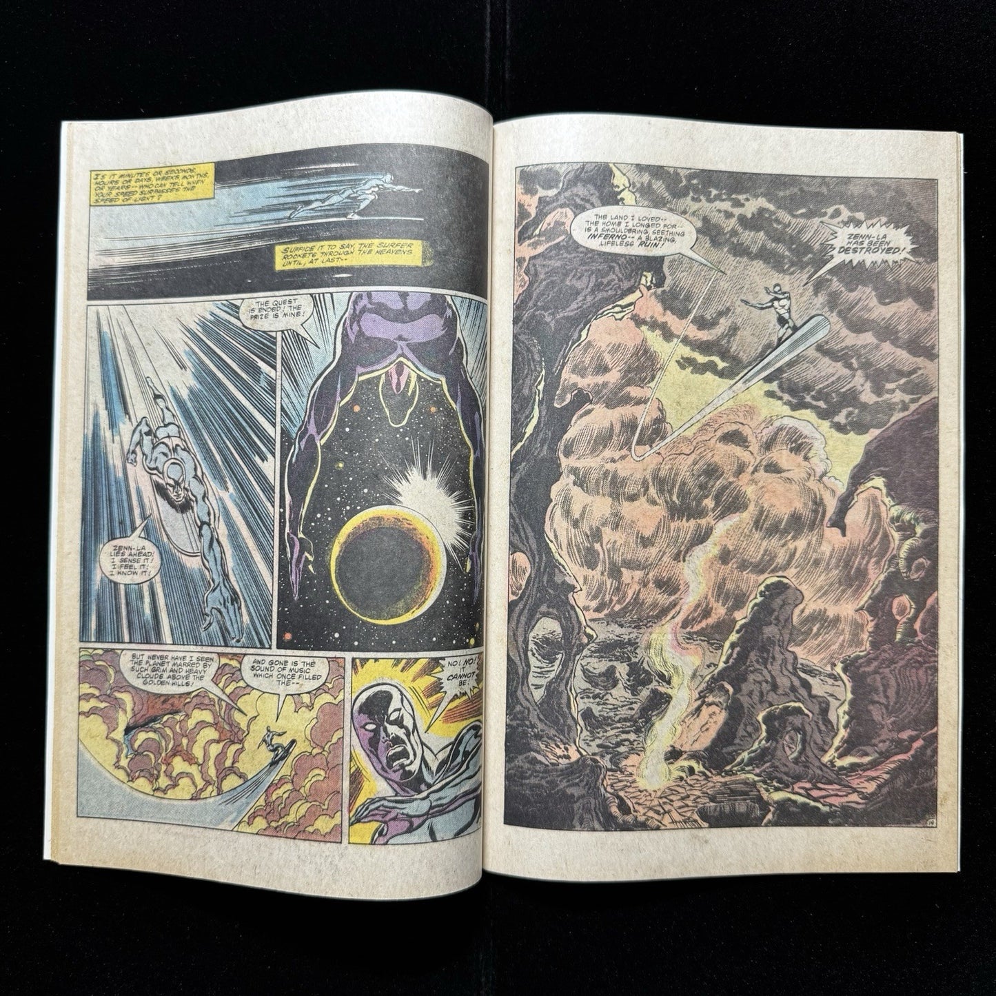 Silver Surfer 1 - Origin Of Silver Surfer - Bronze Age Marvel Comics 1982