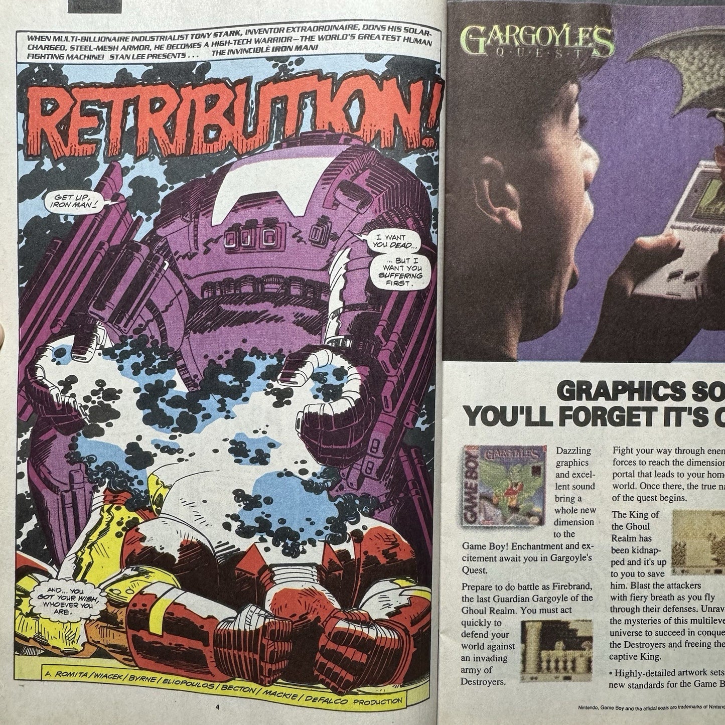 Iron Man 266 - Copper Age Marvel Comics 1991