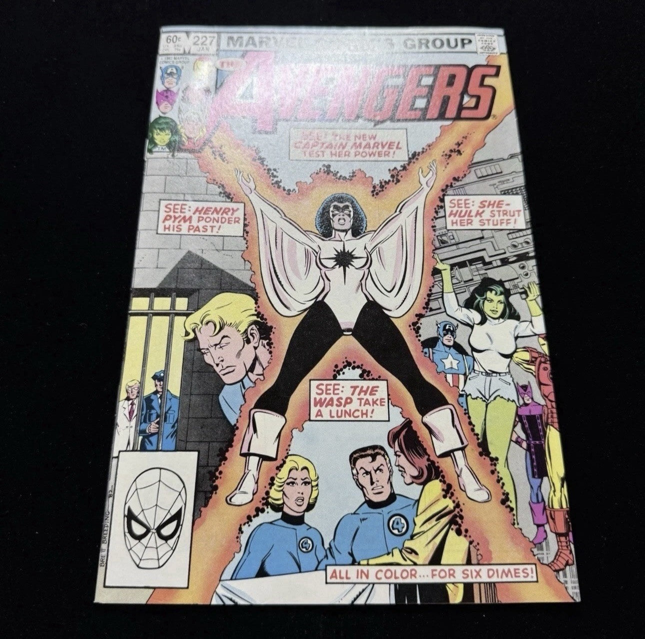 Avengers 227 - 2nd Appearance Of Monica Rambeau - Bronze Age Marvel Comics 1983