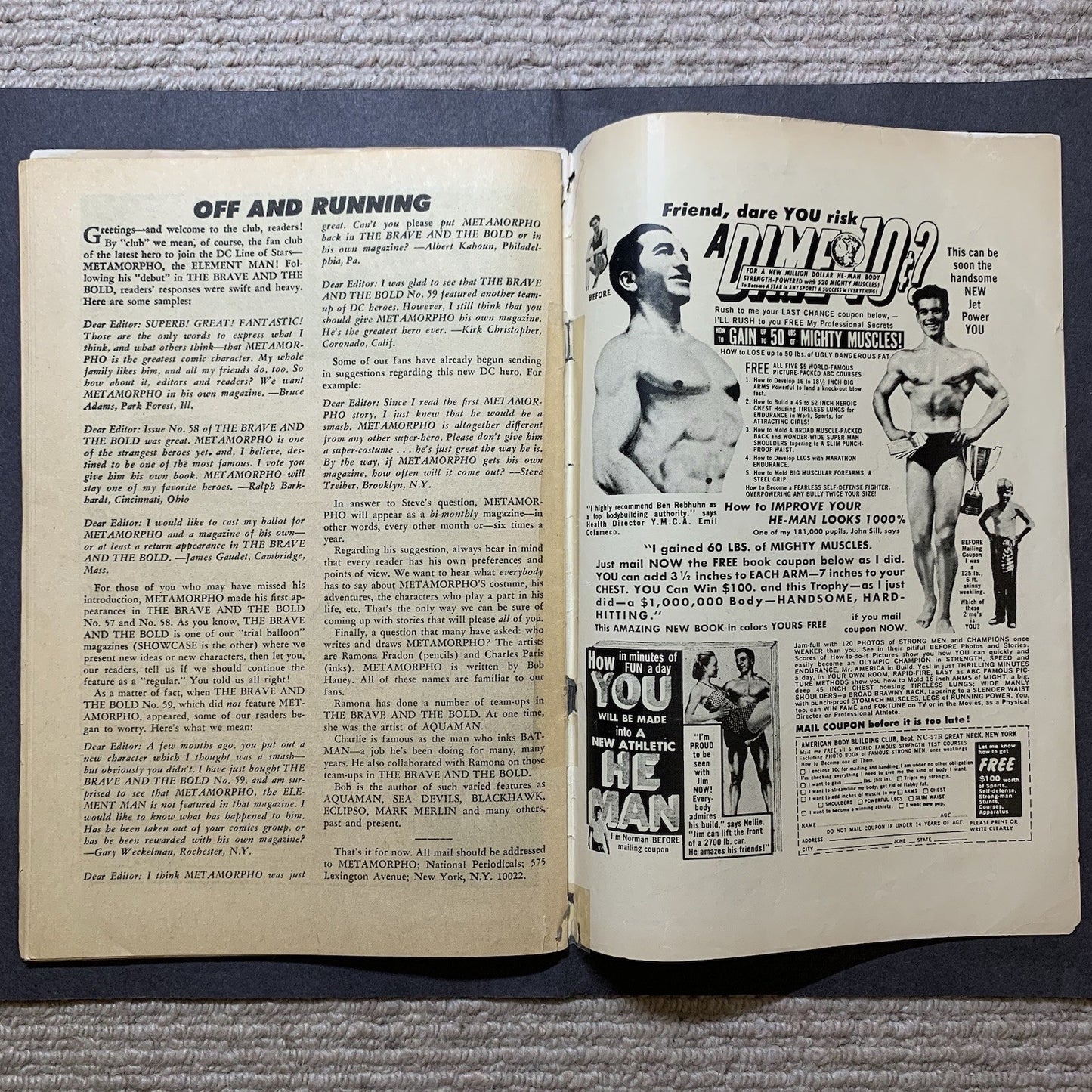 Metamorpho 1/ Silver Age Dc Comics 1965