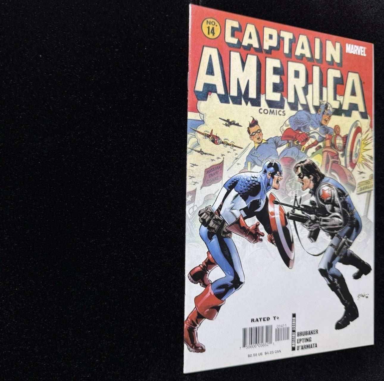 Captain America 14 - Falcon And Winter Soldier First Meeting - Modern Age 2006