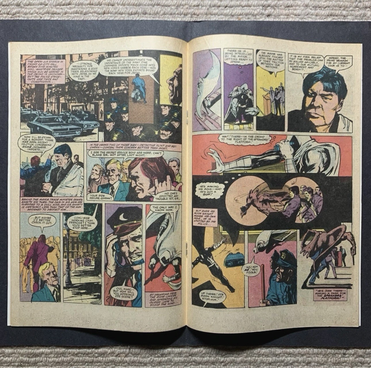 Moon Knight 15 - 1st Appearance Of Xenos - Bronze Age Marvel Comics 1982