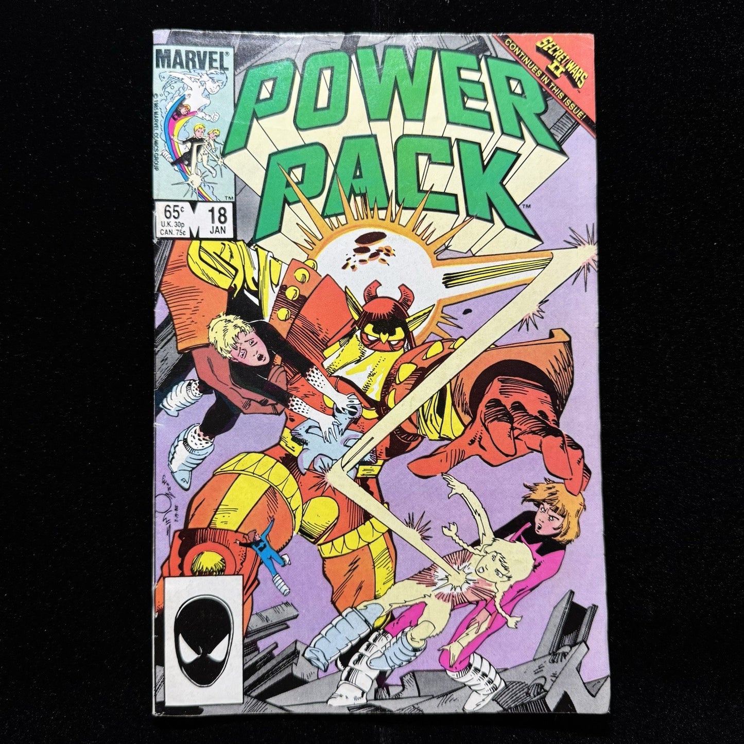 Power Pack 18 - 1st Full Appearance Of Kurse - Copper Age Marvel Comics 1986