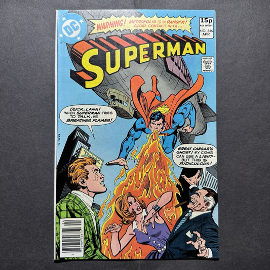 Superman 346 - Bronze Age Dc Comics 1980