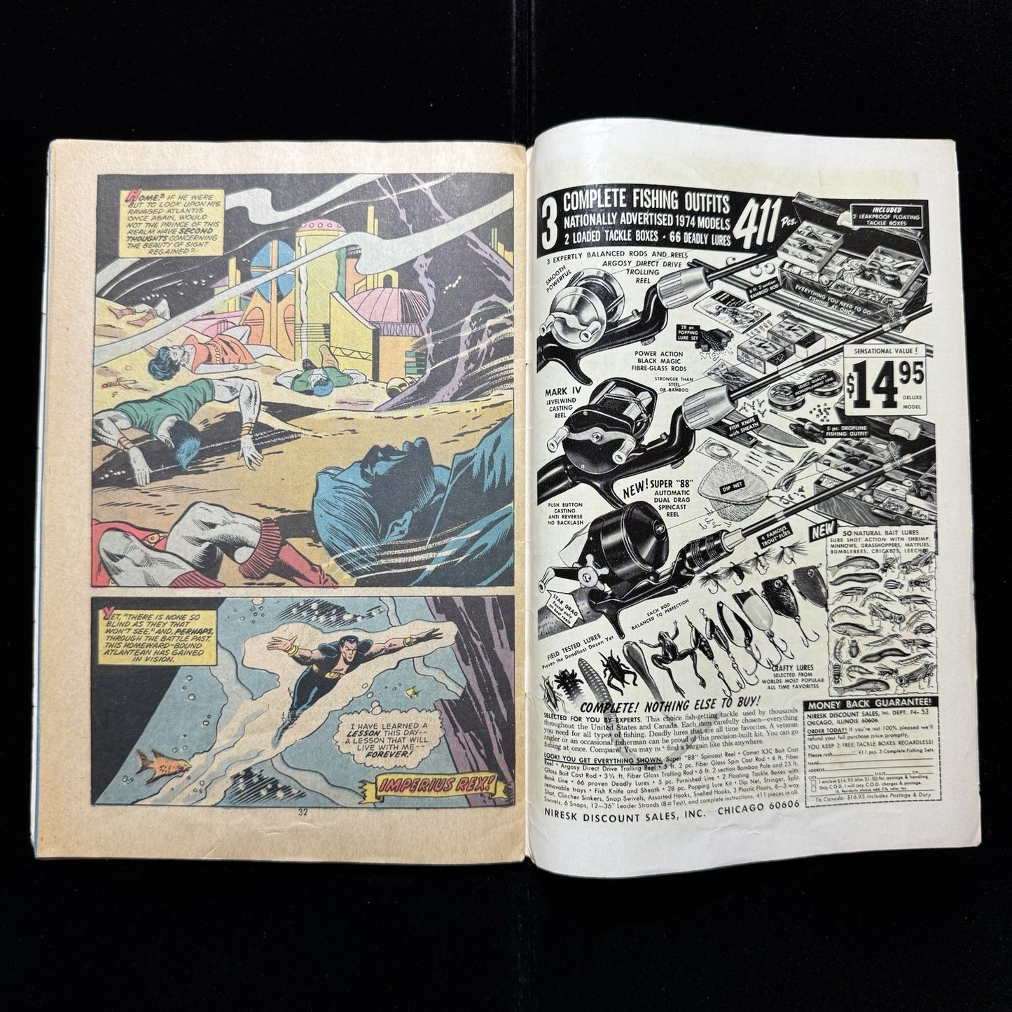 Sub-Mariner 72 - Mark Jewelers Insert - Bronze Age Marvel Comics 1974