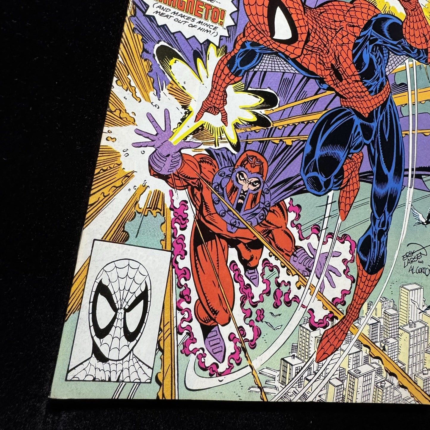 Amazing Spider-Man 327 - Magneto Appearance - Copper Age Marvel Comics 1989