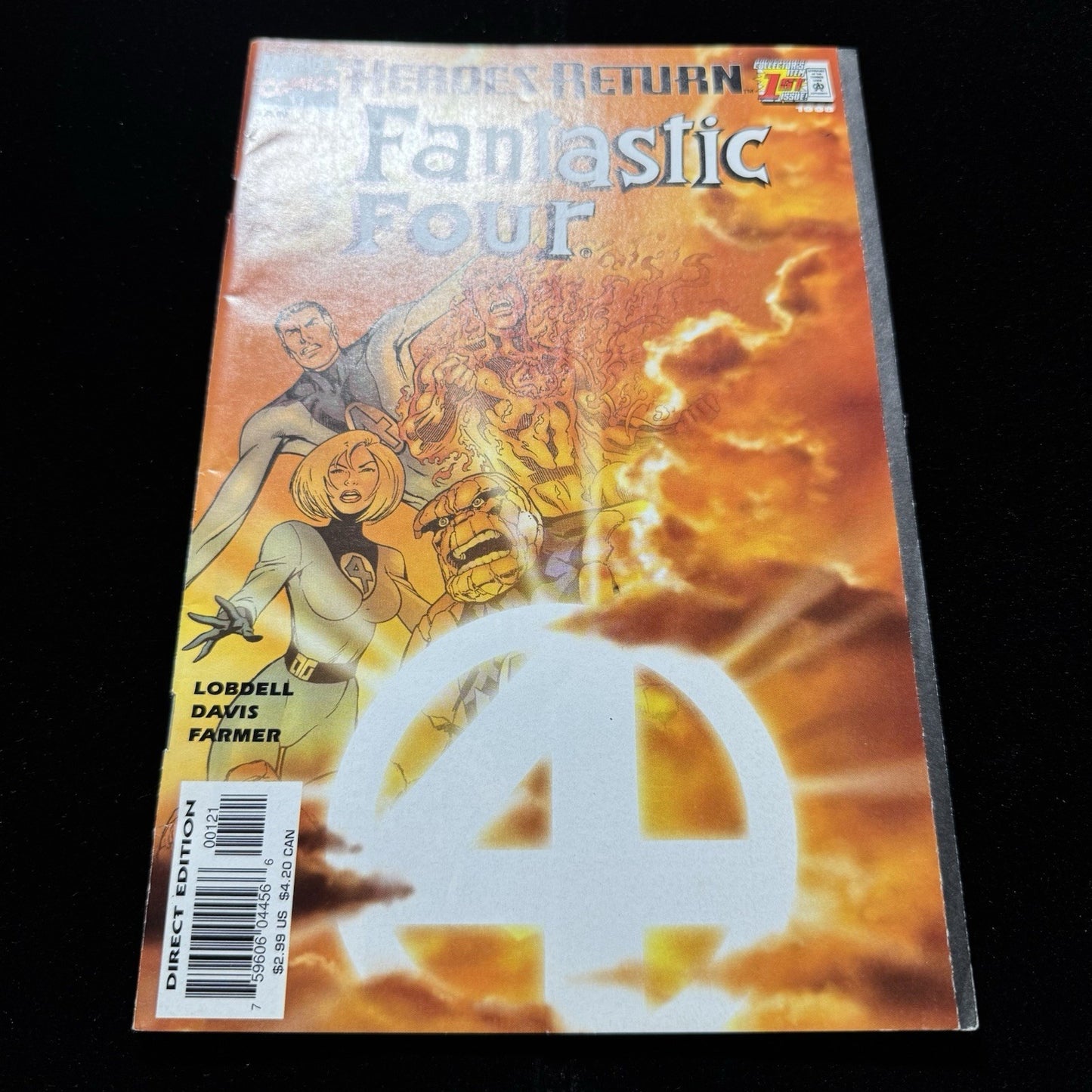 Fantastic Four 1 - Sunburst Variant Cover - Modern Age Marvel Comics 1997