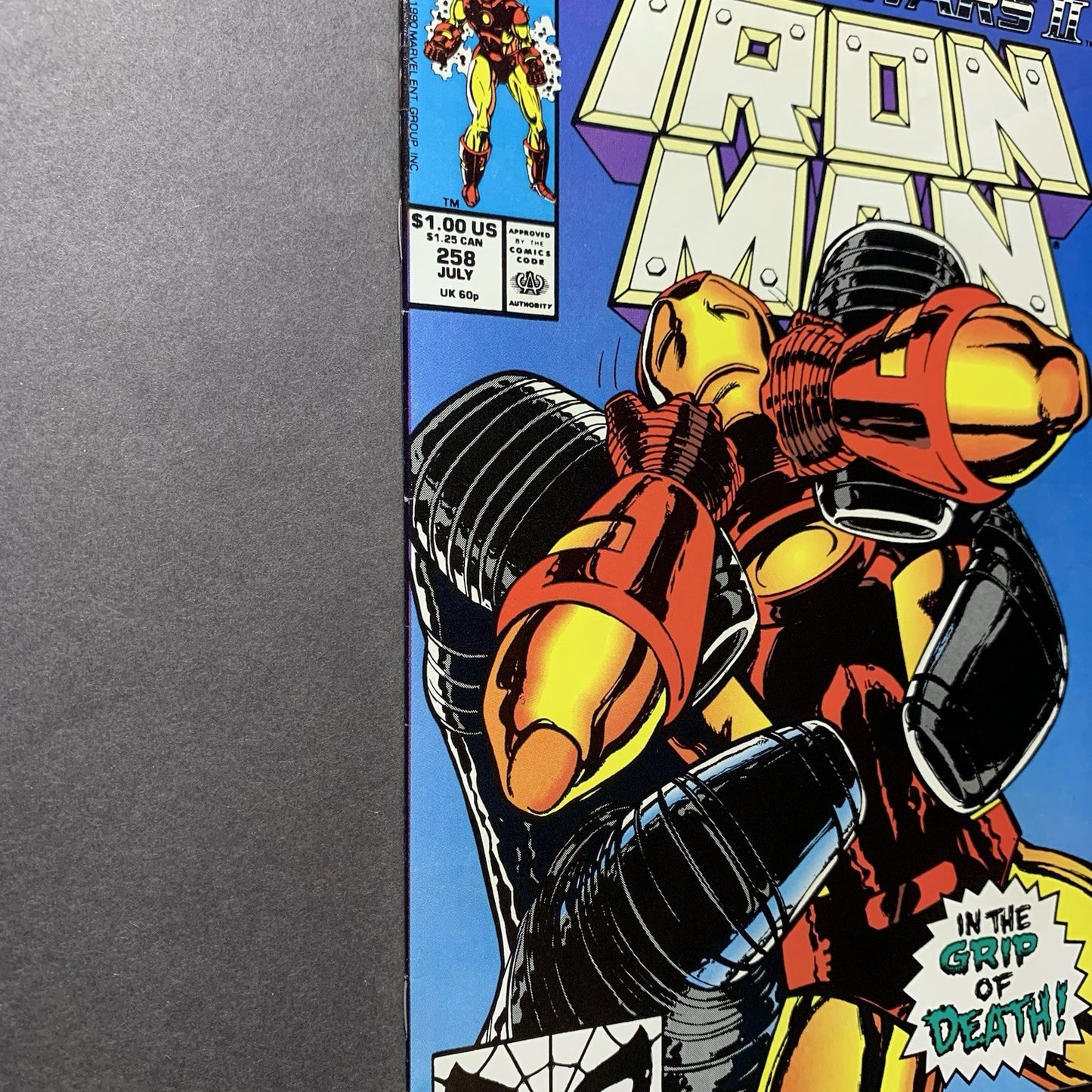 Iron Man 258/ copper age marvel comics 1990/ NM
