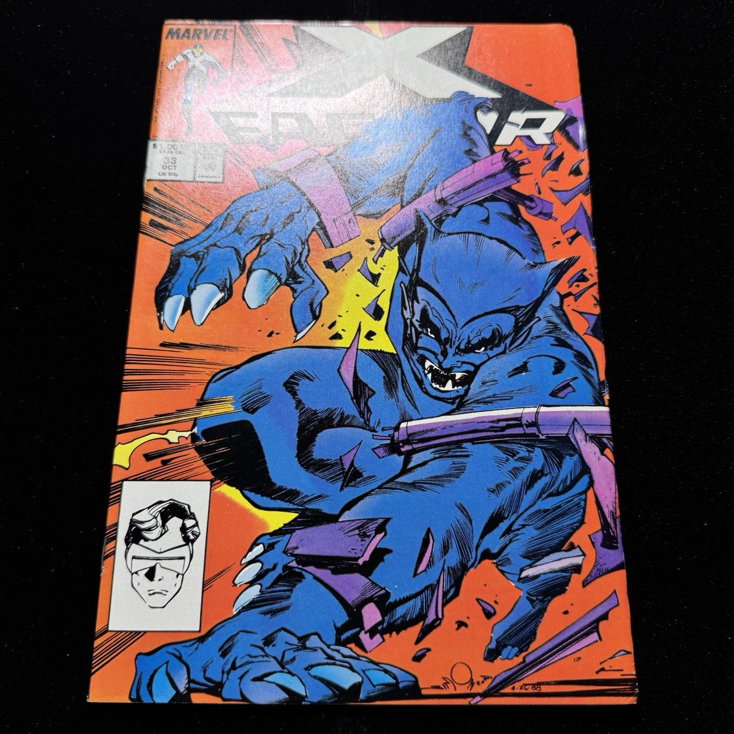 X-Factor 33 - 1st Appearance Of Orphan Maker - Copper Age Marvel Comics 1988