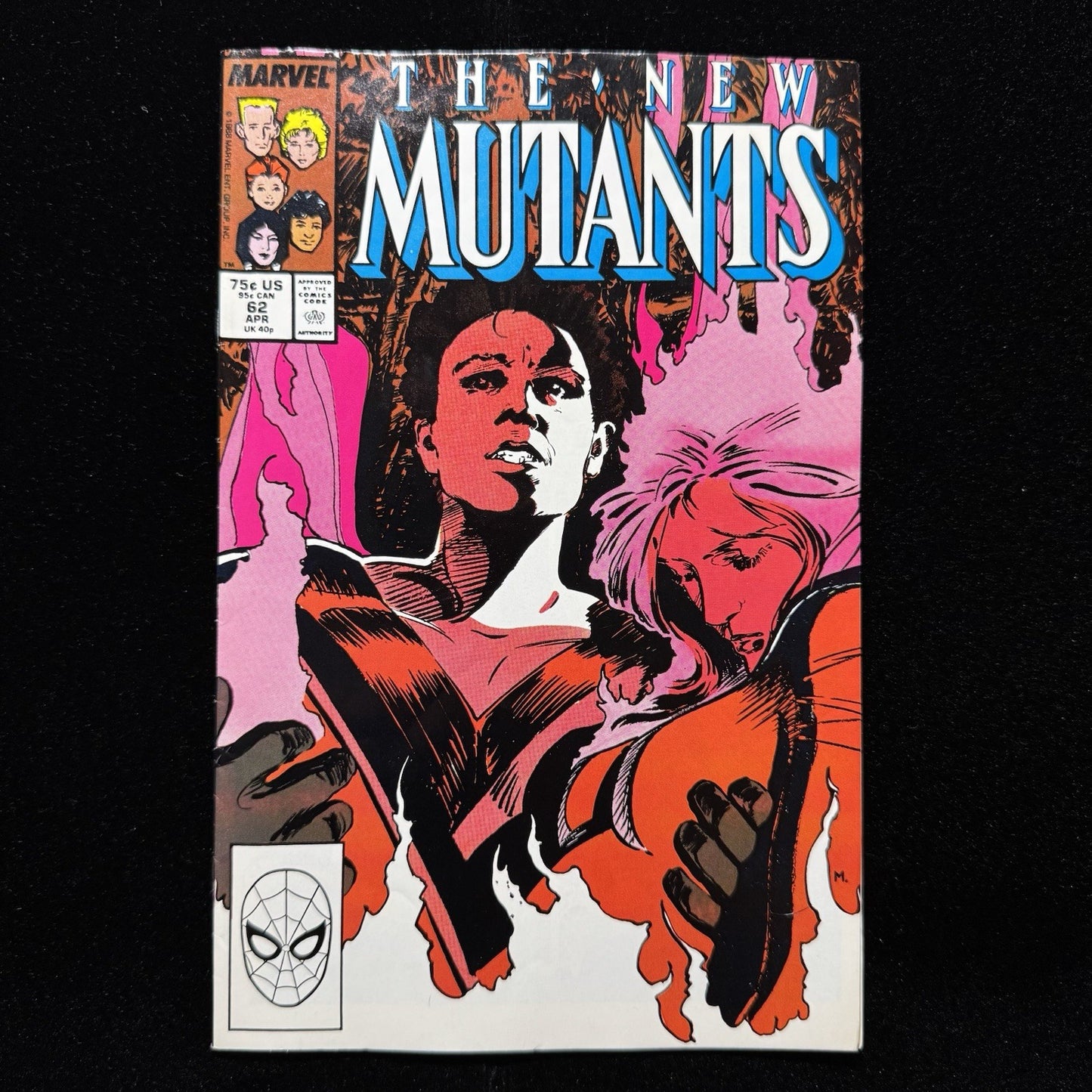 New Mutants 62 - Copper Age Marvel Comics 1988