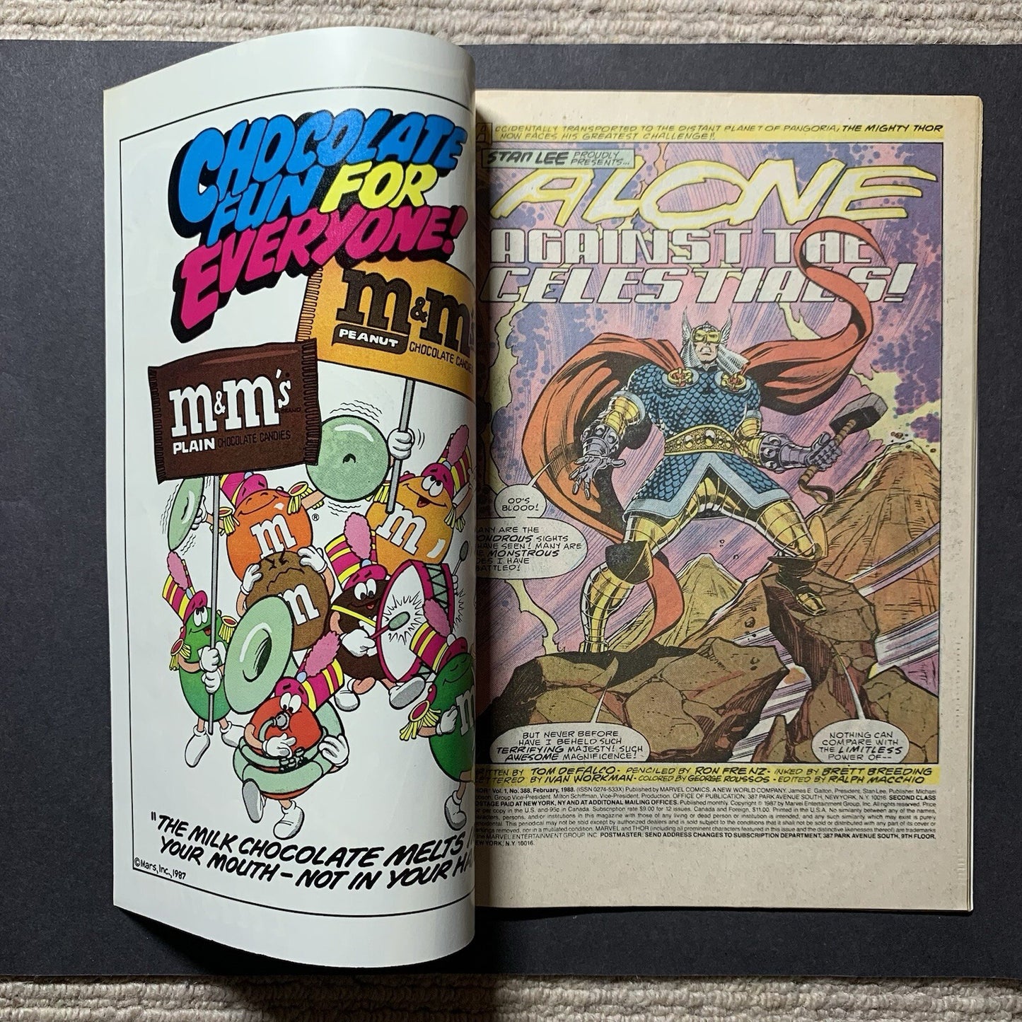 Thor 388/ Copper Age Marvel Comics 1988