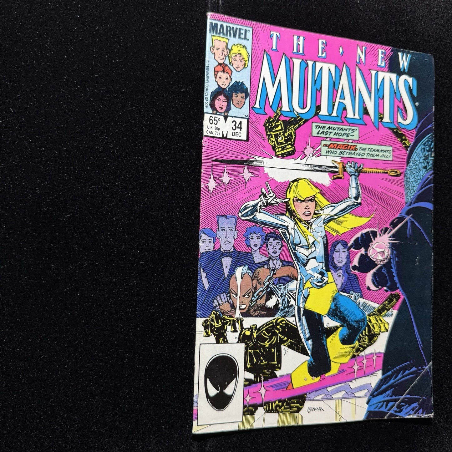 New Mutants 34 - Copper Age Marvel Comics 1985
