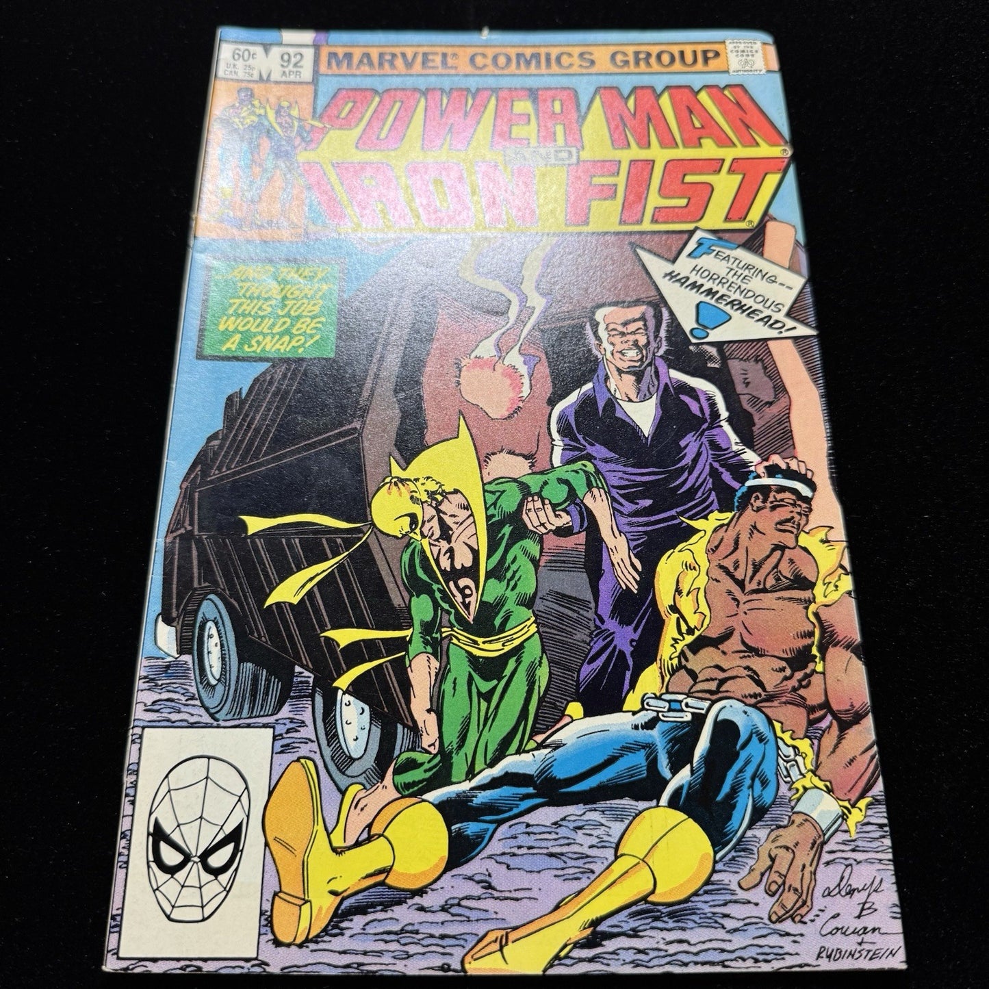Power Man And Iron First 92 - 1st App Of The Second Eel - Bronze Age Marvel 1983