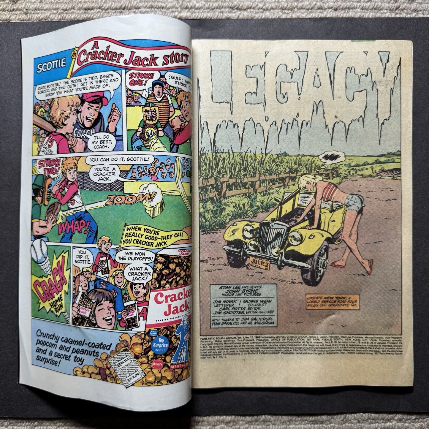 Fantastic Four Annual 17 - Bronze Age Marvel Comics 1983