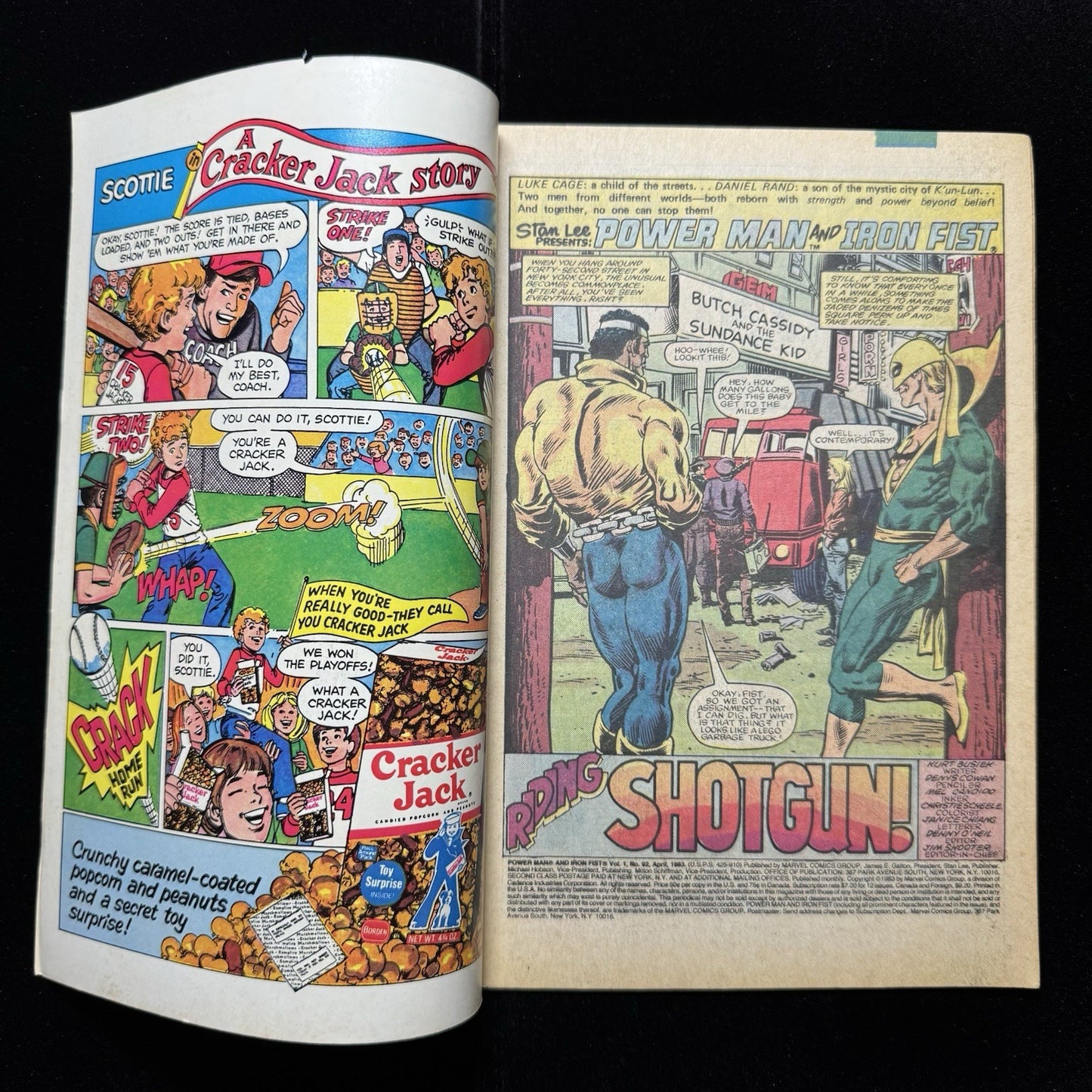 Power Man And Iron First 92 - 1st App Of The Second Eel - Bronze Age Marvel 1983