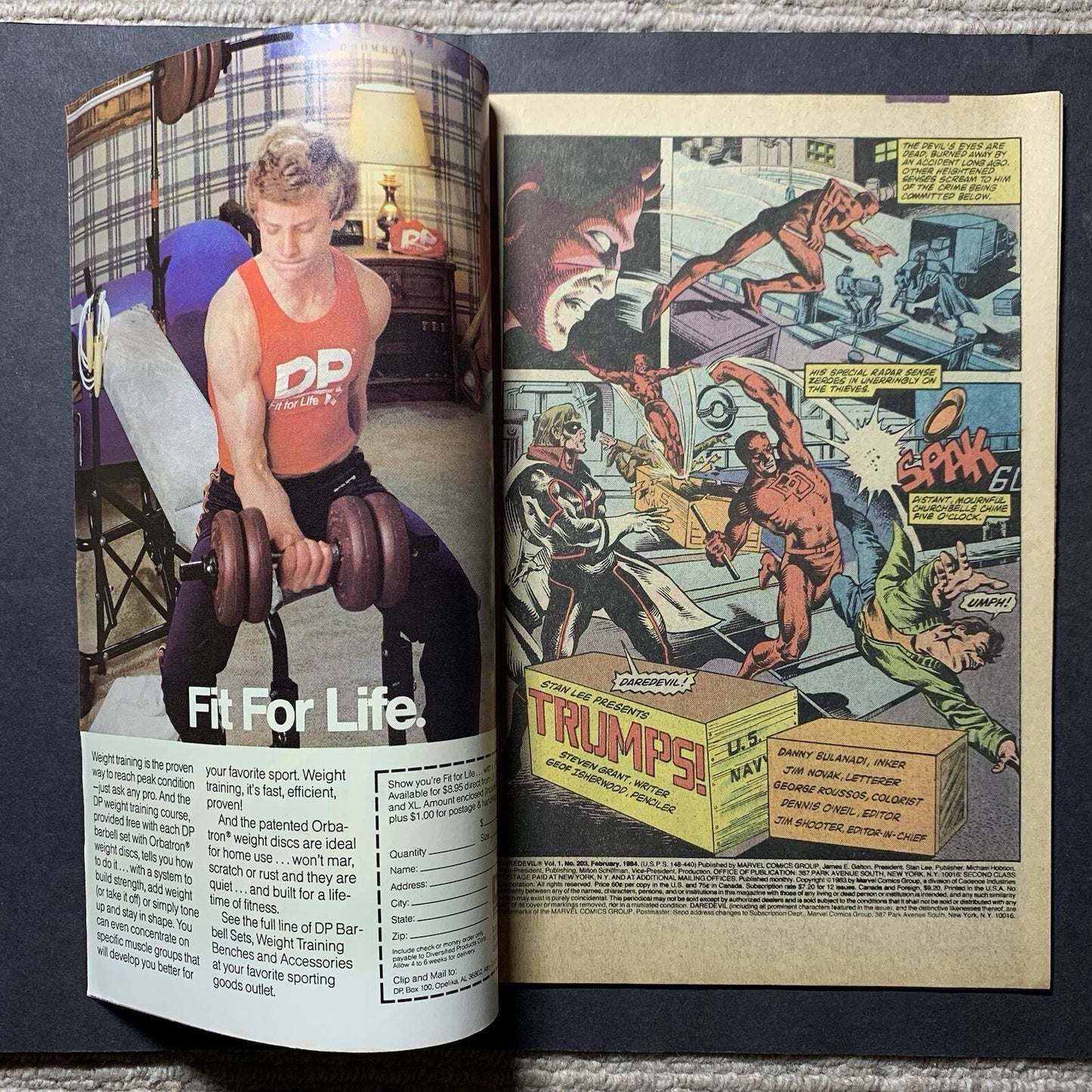 Daredevil 203/ Copper Age Marvel Comics 1984