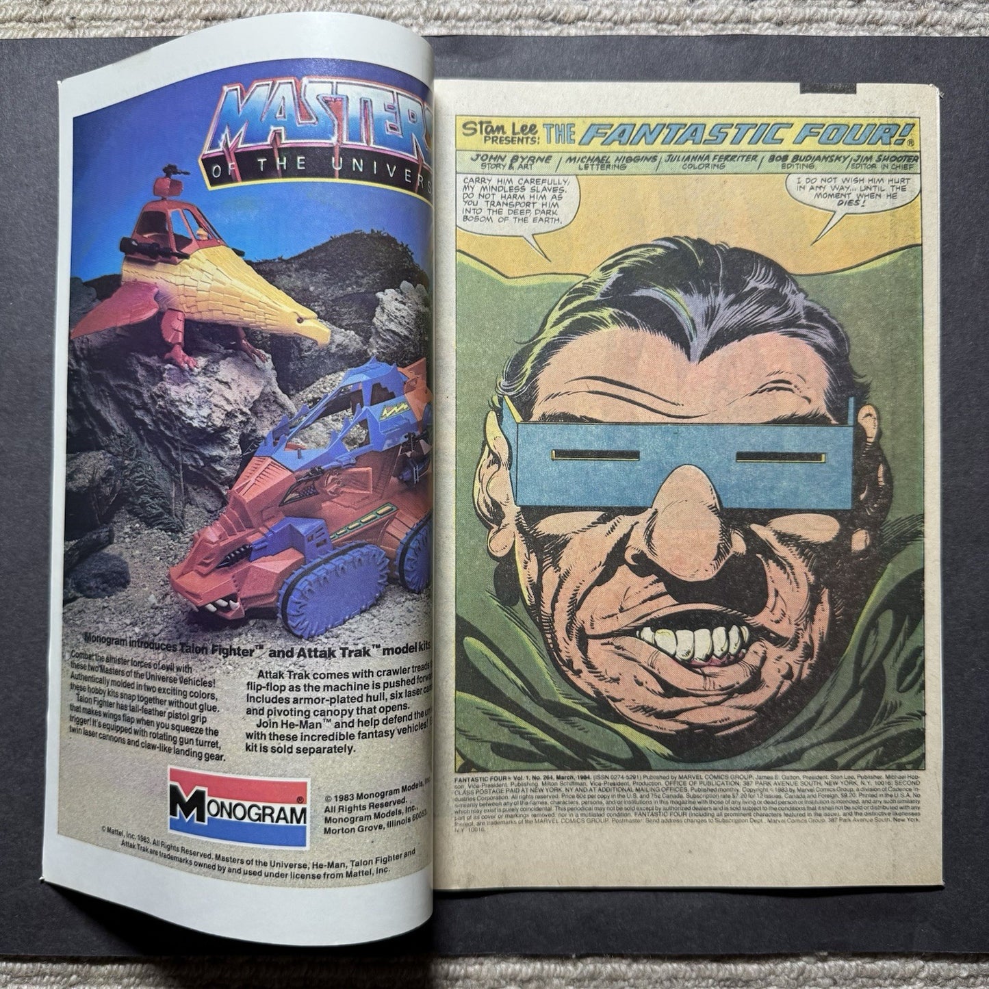 Fantastic Four 264 - Copper Age Marvel Comics 1984