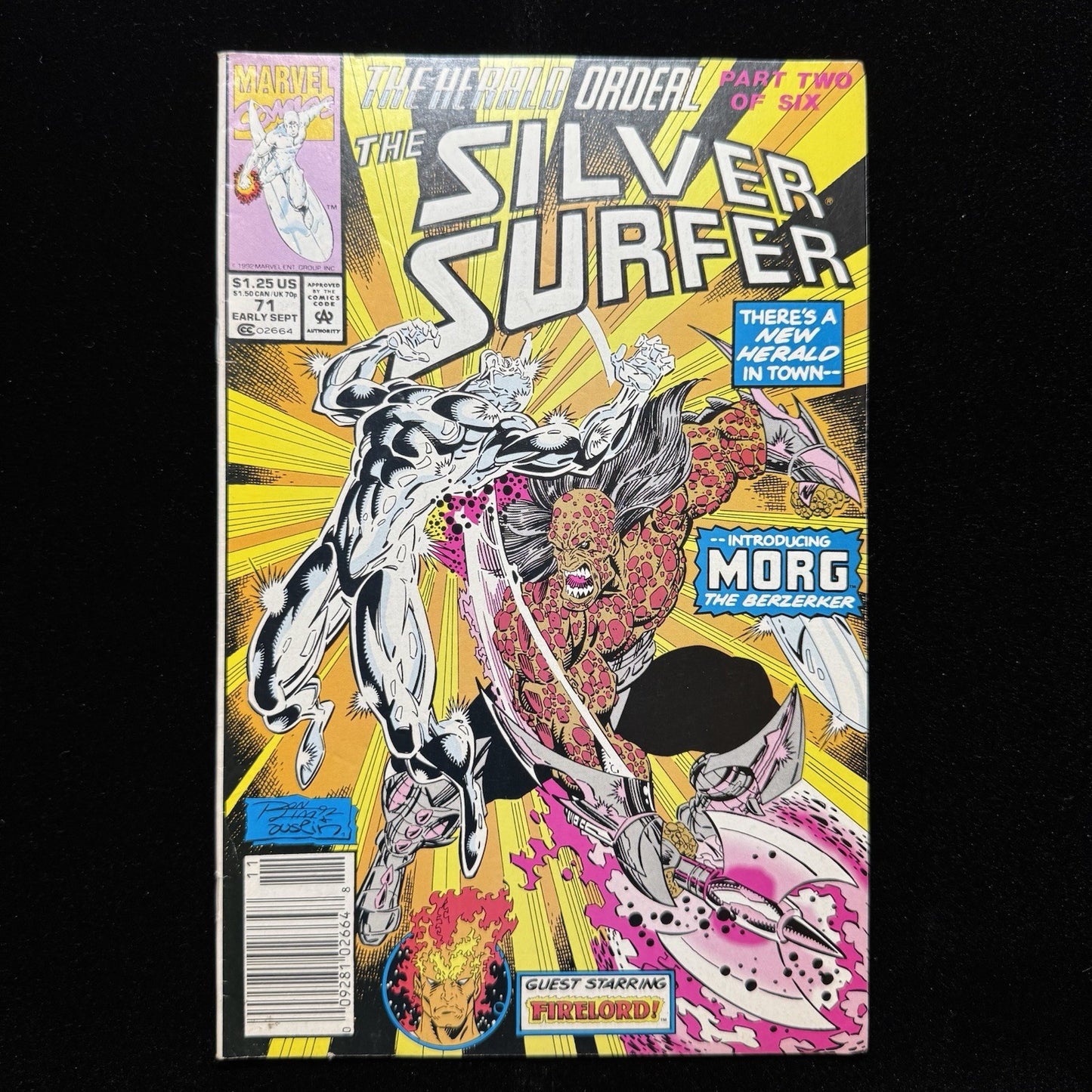 Silver Surfer 71 - Newsstand Edition - Modern Age Marvel Comics 1992