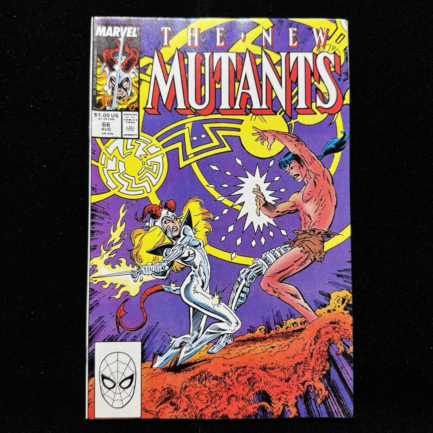 New Mutants 66 - 1st App Of Spyder + Gosamyr - Copper Age Marvel Comics 1988