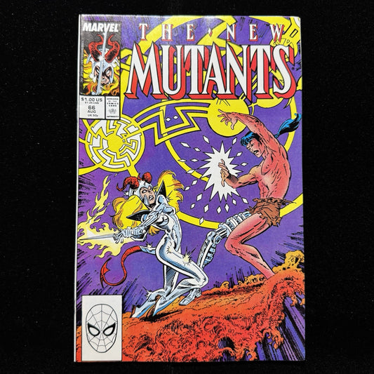 New Mutants 66 - 1st App Of Spyder + Gosamyr - Copper Age Marvel Comics 1988