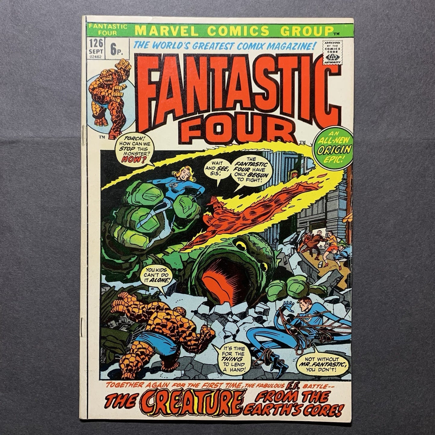 Fantastic Four 126/ Bronze Age Marvel Comics 1972
