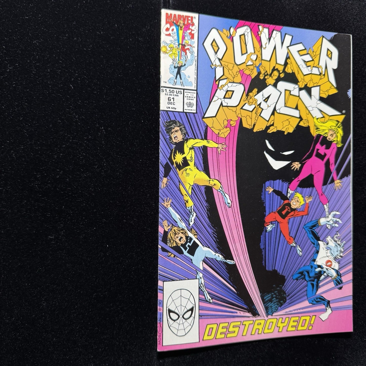 Power Pack 61 - Copper Age Marvel Comics 1990