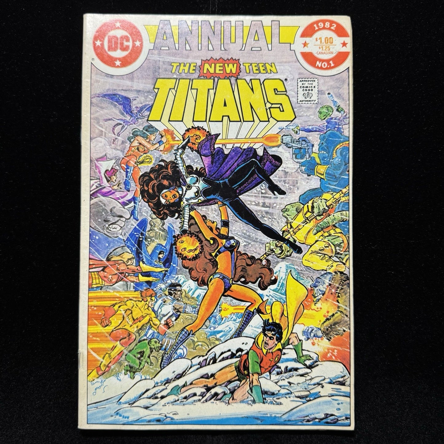 New Teen Titans Annual 1 - Bronze Age Dc Comics 1982
