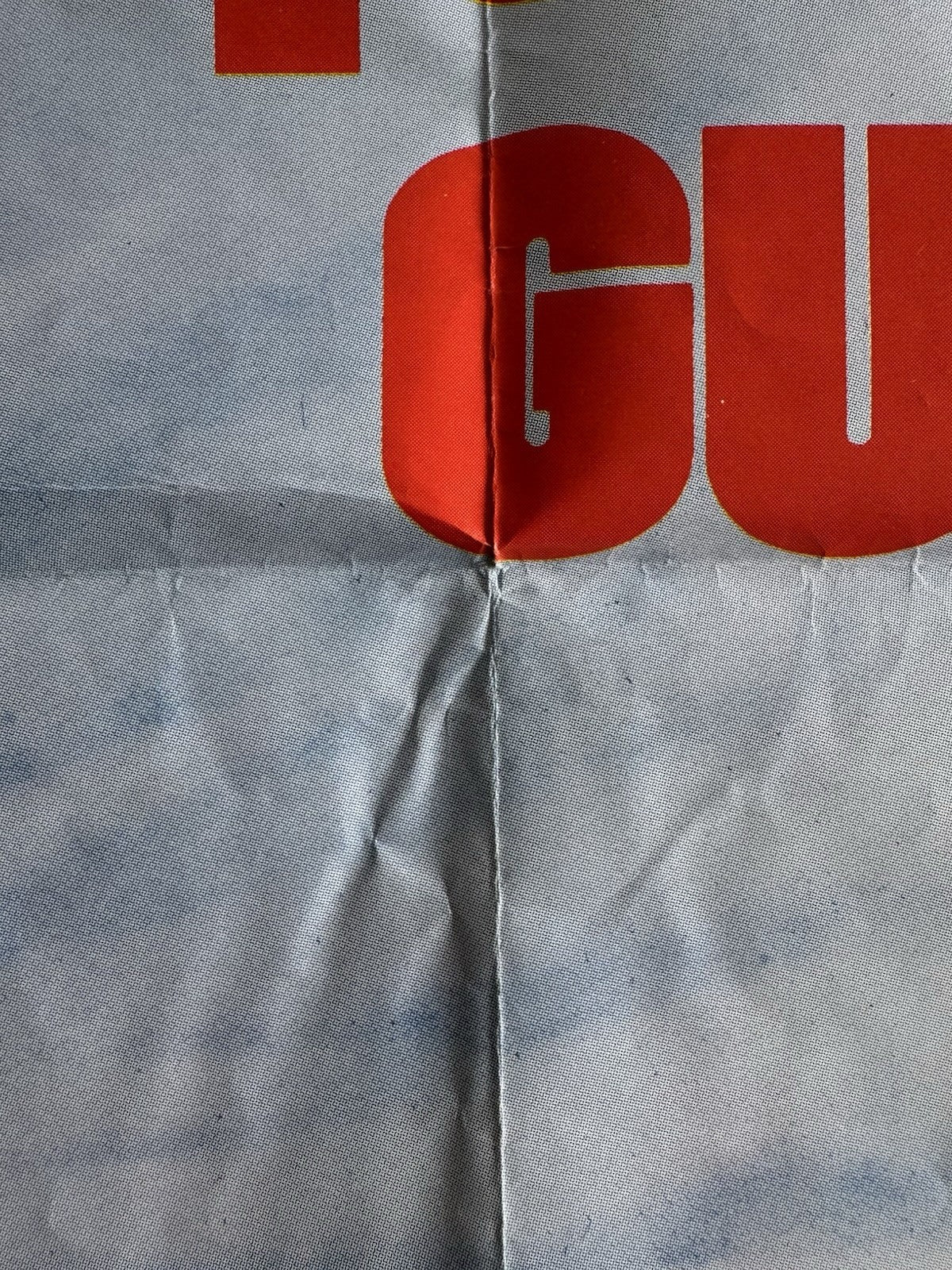 Tough Guys 1986 - Original UK Quad Cinema Poster - Kirk Douglas - Folded