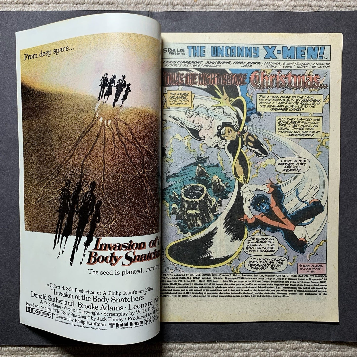 Uncanny x-men 119/ Bronze Age Marvel Comics 1979
