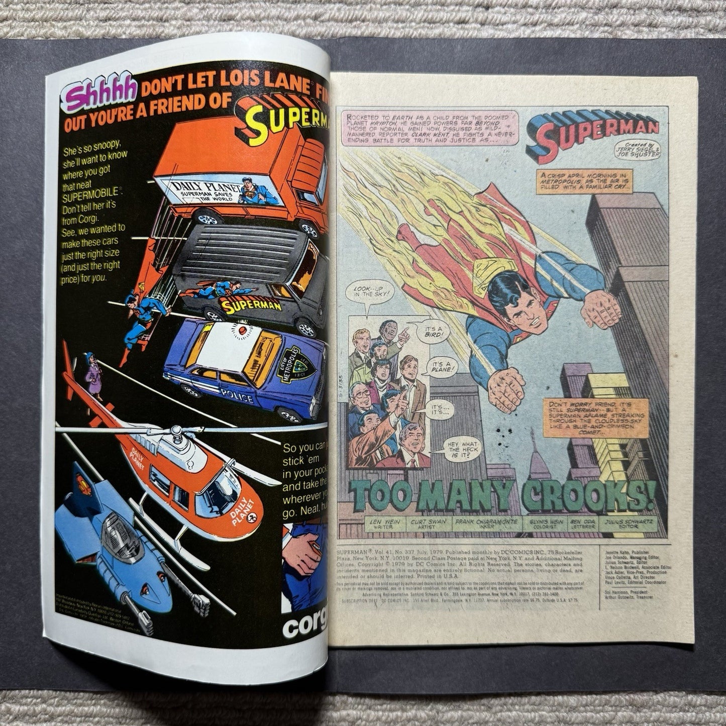 Superman 337 - Bronze Age Dc Comics 1979