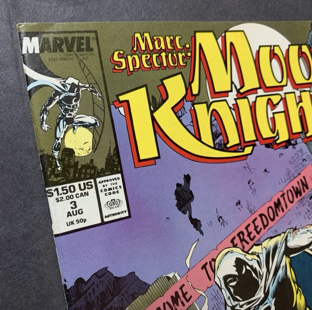 Marc Spectre Moon Knight 3 - Copper Age Marvel Comics 1989