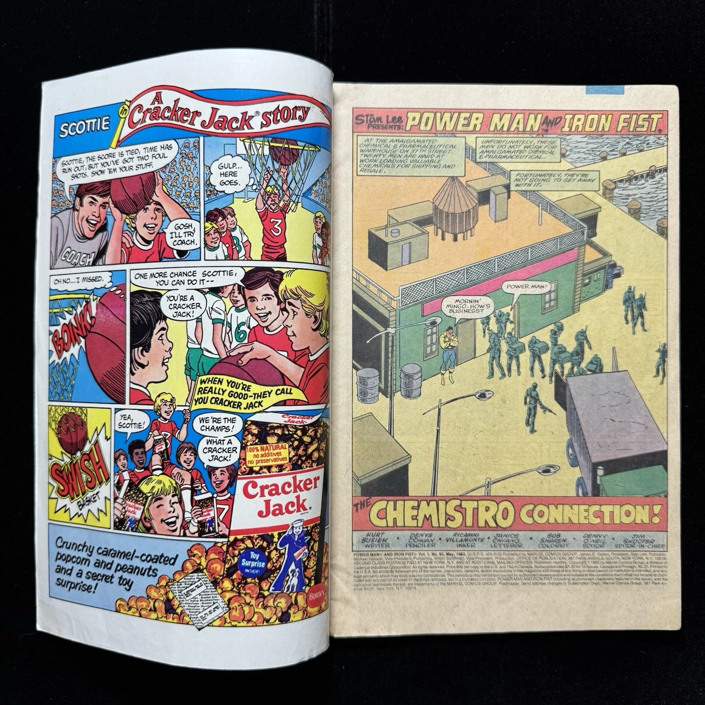 Power Man And Iron Fist 93 - 1st App Chemistro - Bronze Age Marvel Comics 1983
