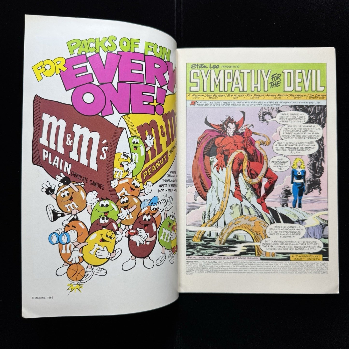 Mephisto Vs The X-Factor 2 - Copper Age Marvel Comics 1987