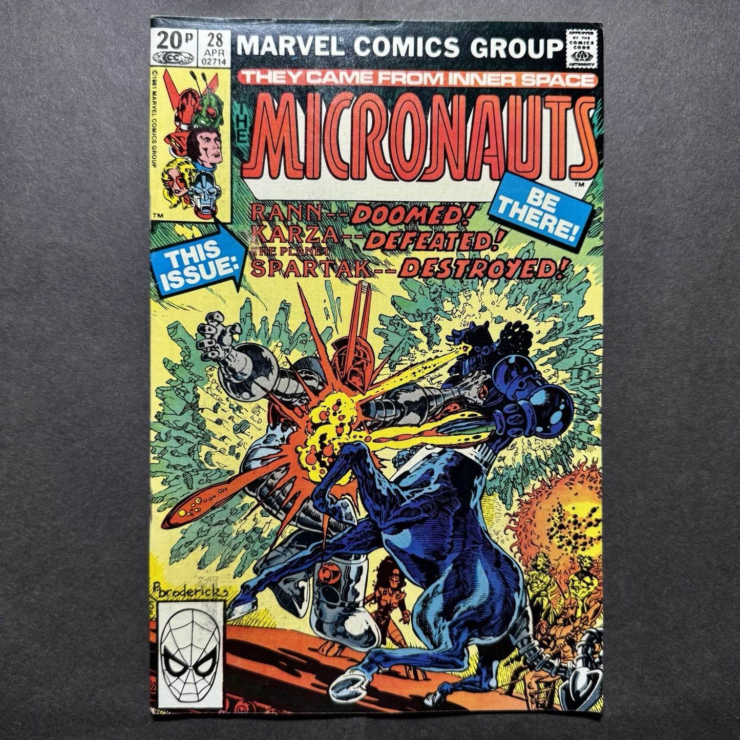Micronauts 28 - Bronze Age Marvel Comics 1981