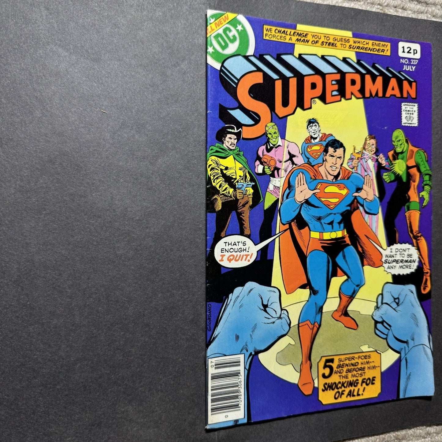 Superman 337 - Bronze Age Dc Comics 1979