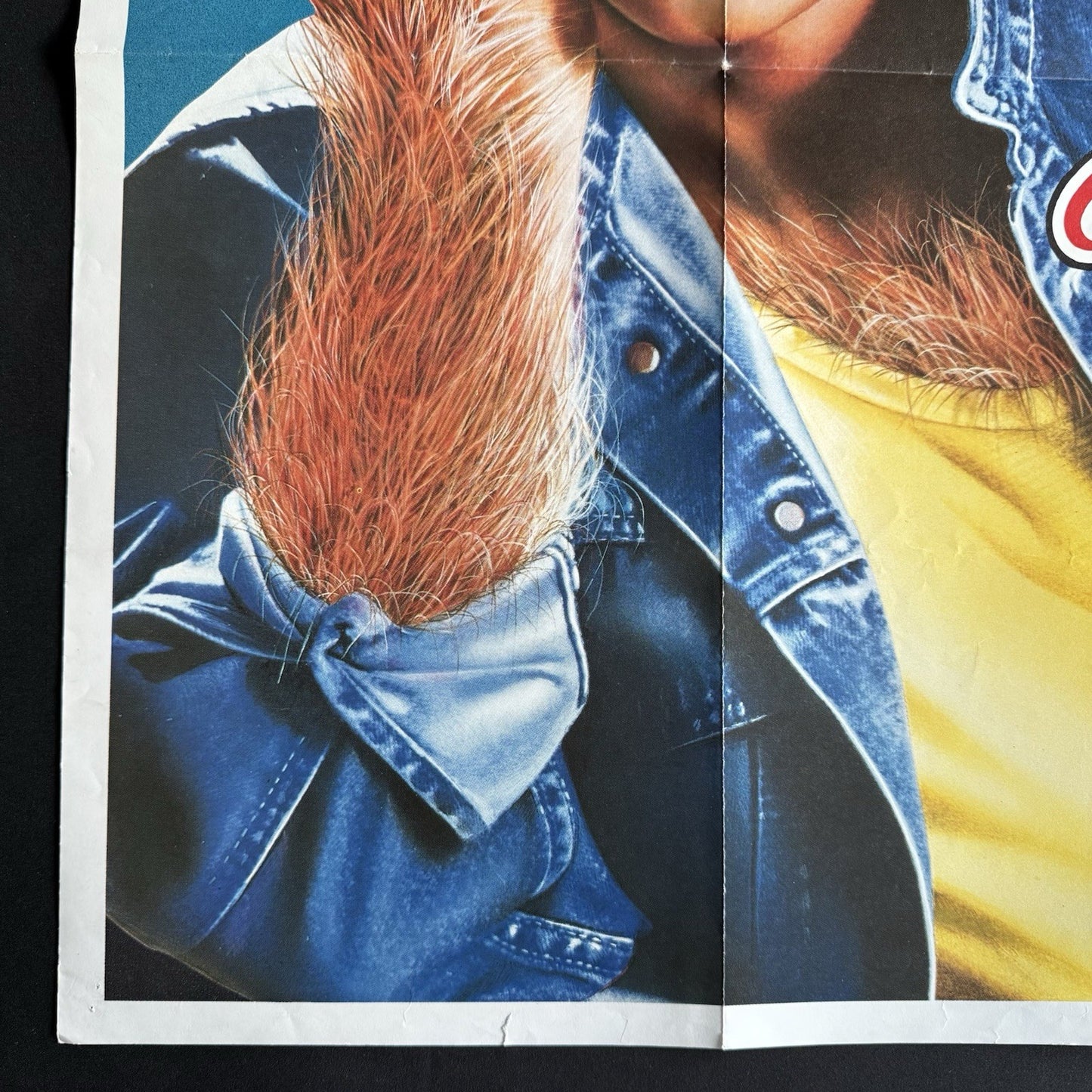 Teen Wolf Too 1987 Original UK Quad Cinema Poster Jason Bateman - Folded