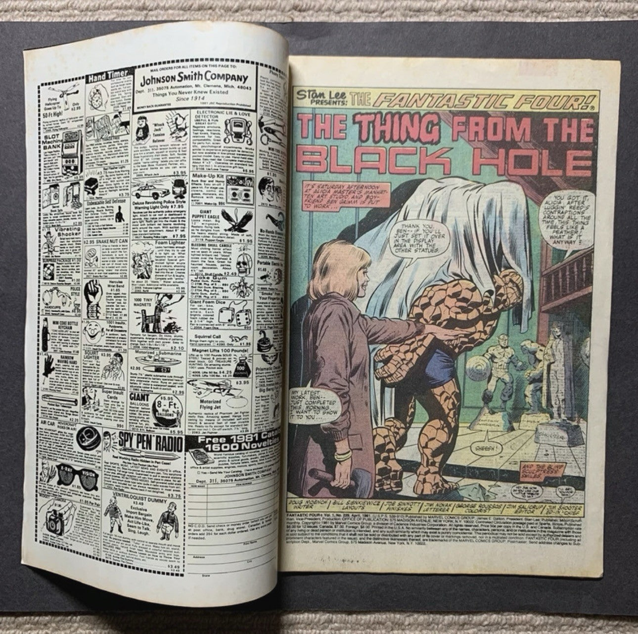 Fantastic Four 229/ bronze age marvel comics 1981