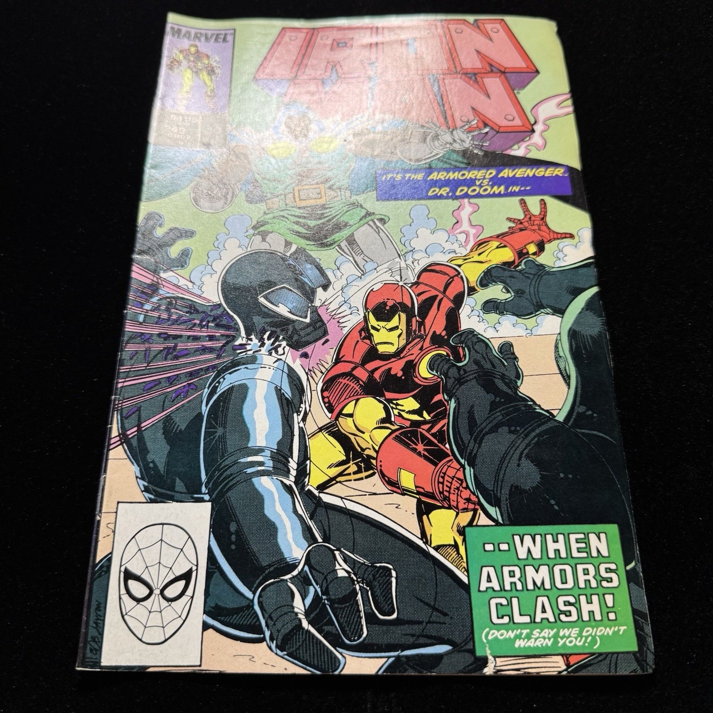 Iron Man 249 - Copper Age Marvel Comics 1989