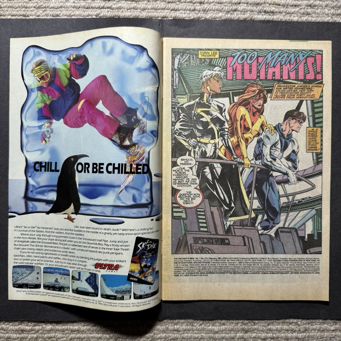 Uncanny X-Men 273/ Copper Age Marvel Comics 1991