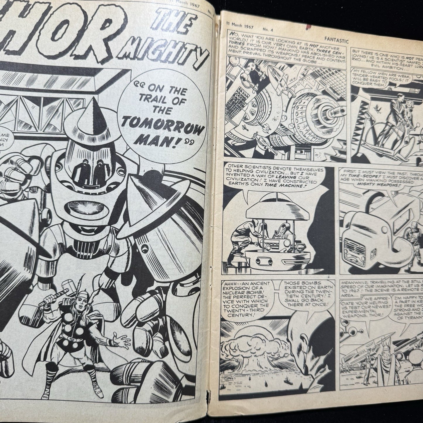 Fantastic! 4 - British Comics - Silver Age Odhams/ IPC Magazines Comics 1967