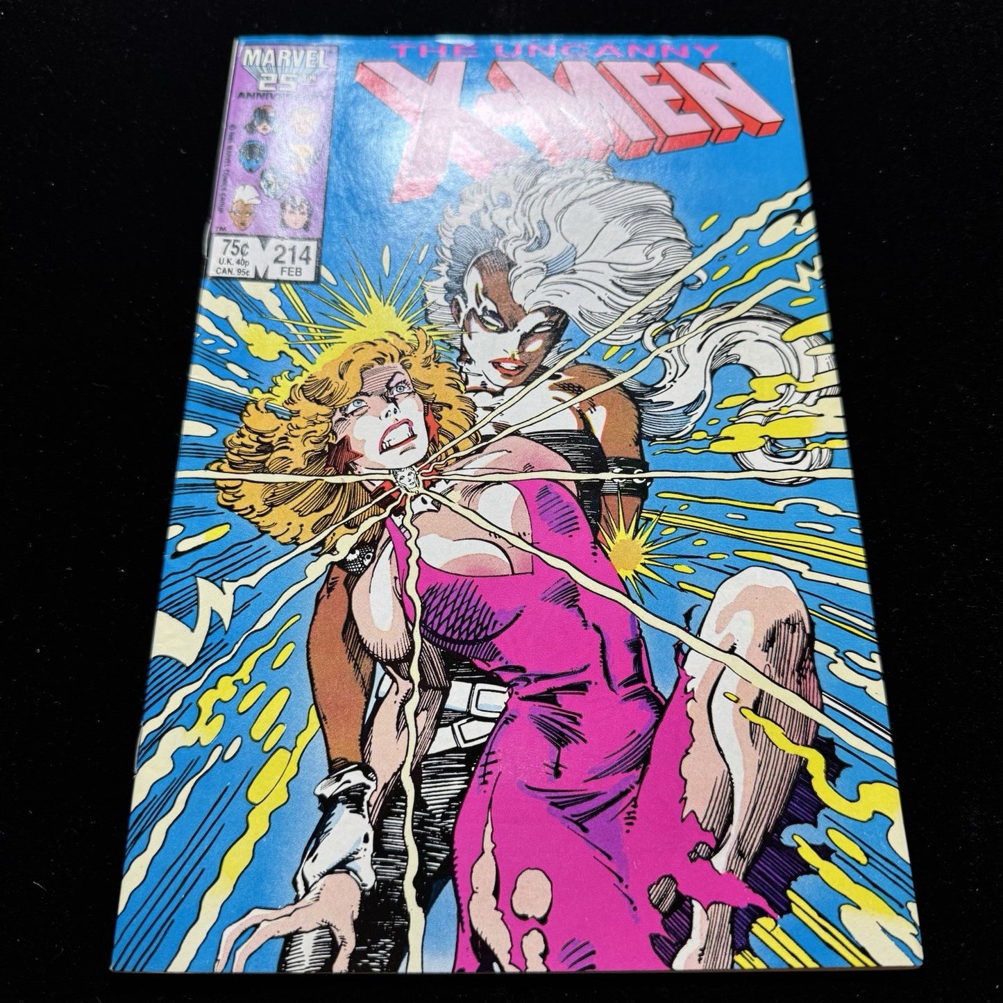 Uncanny X-Men 214 - Dazzler Joins The X-Men - Copper Age Marvel Comics 1987