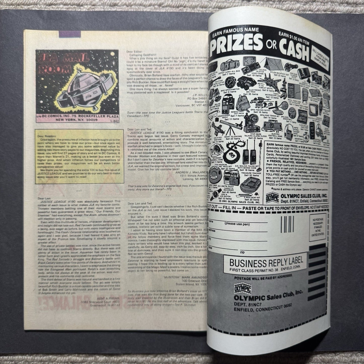 Justice League 195 - Bronze Age Dc Comics 1981